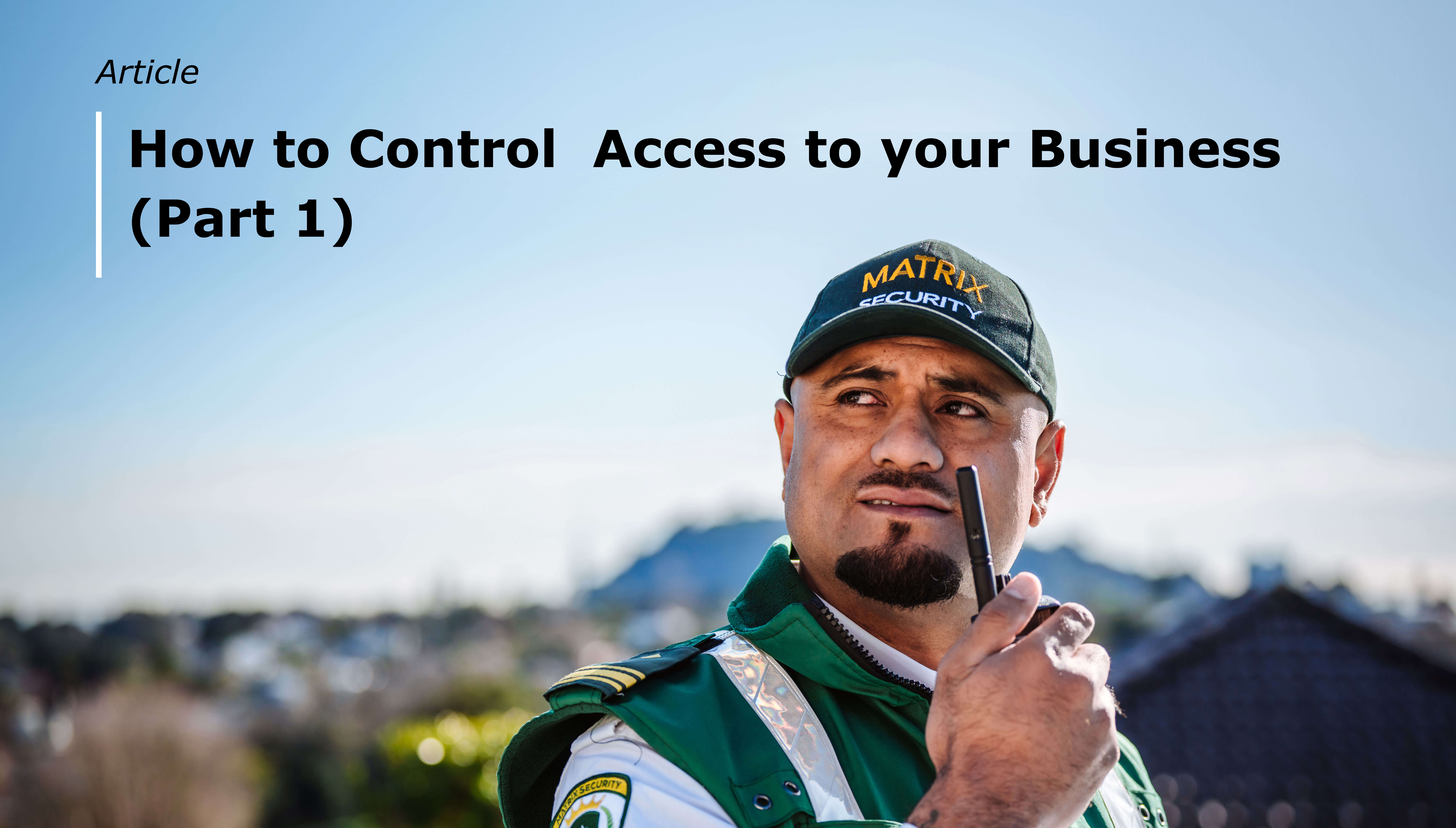 how to control access to your business