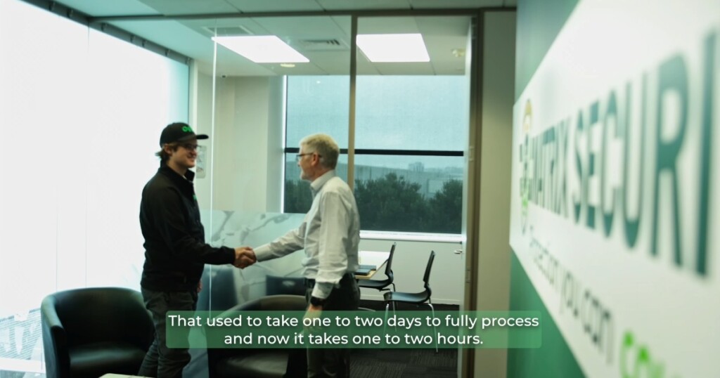 Matrix Security CFO Mark Pitcaithly discussing the company’s NetSuite digital transformation