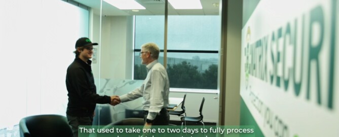 Matrix Security CFO Mark Pitcaithly discussing the company’s NetSuite digital transformation
